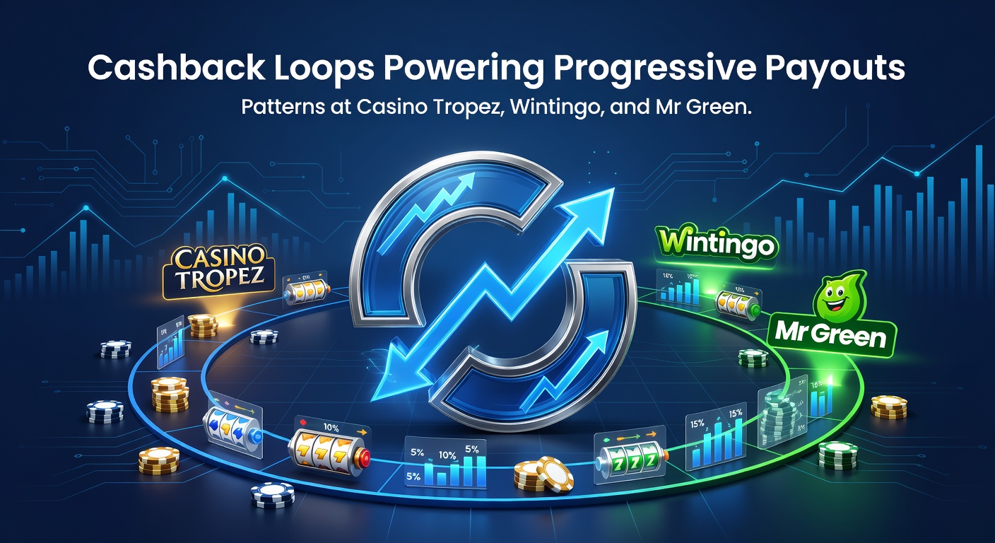 Voorbeeld van een spelerstraject met cashback-herinvestering leidend tot progressieve jackpot bij Mr Green