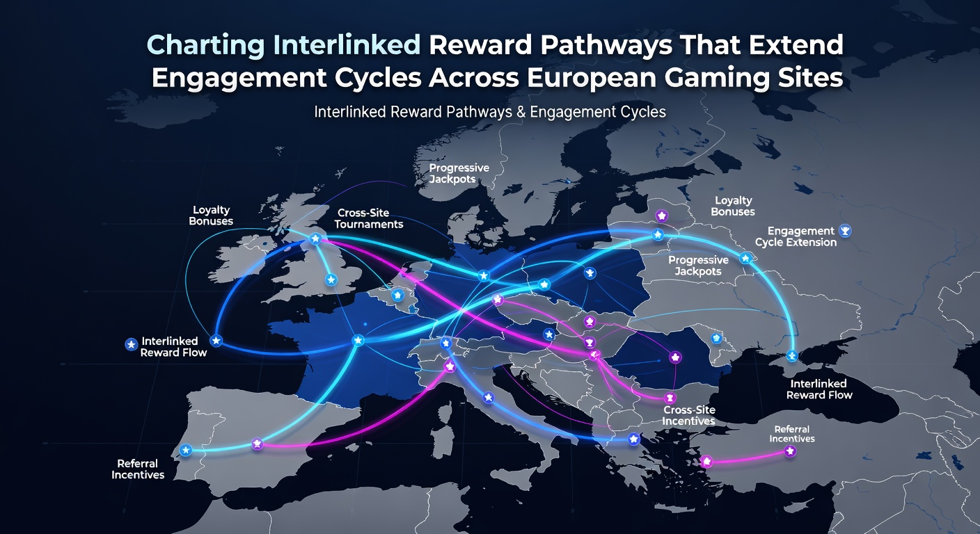 Grafische weergave van verlengde engagementcycli door beloningsketens in Europa