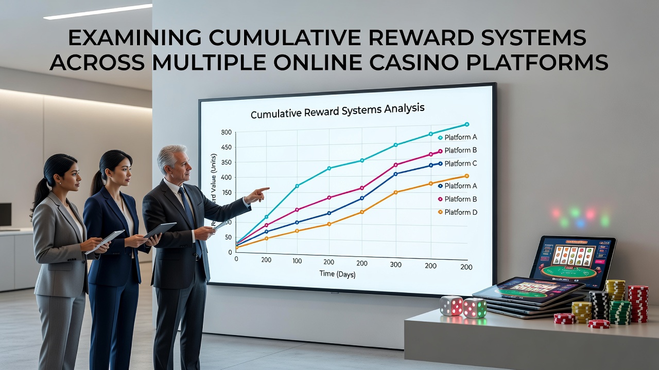 Vergelijking van cumulatieve beloningssystemen op verschillende online casino platforms met grafieken en tabellen