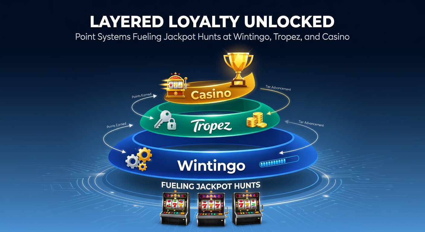 Schermafbeelding van een VIP-tier dashboard bij Casino Tropez met opgebouwde punten en jackpotprogressie