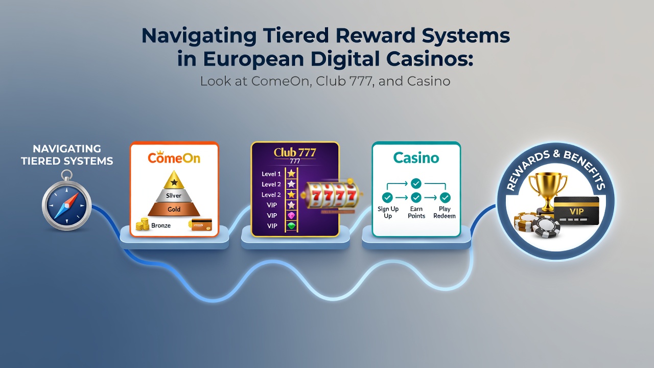 Vergelijking van beloningsniveaus en voordelen bij ComeOn, Club 777 en Casino Tropez