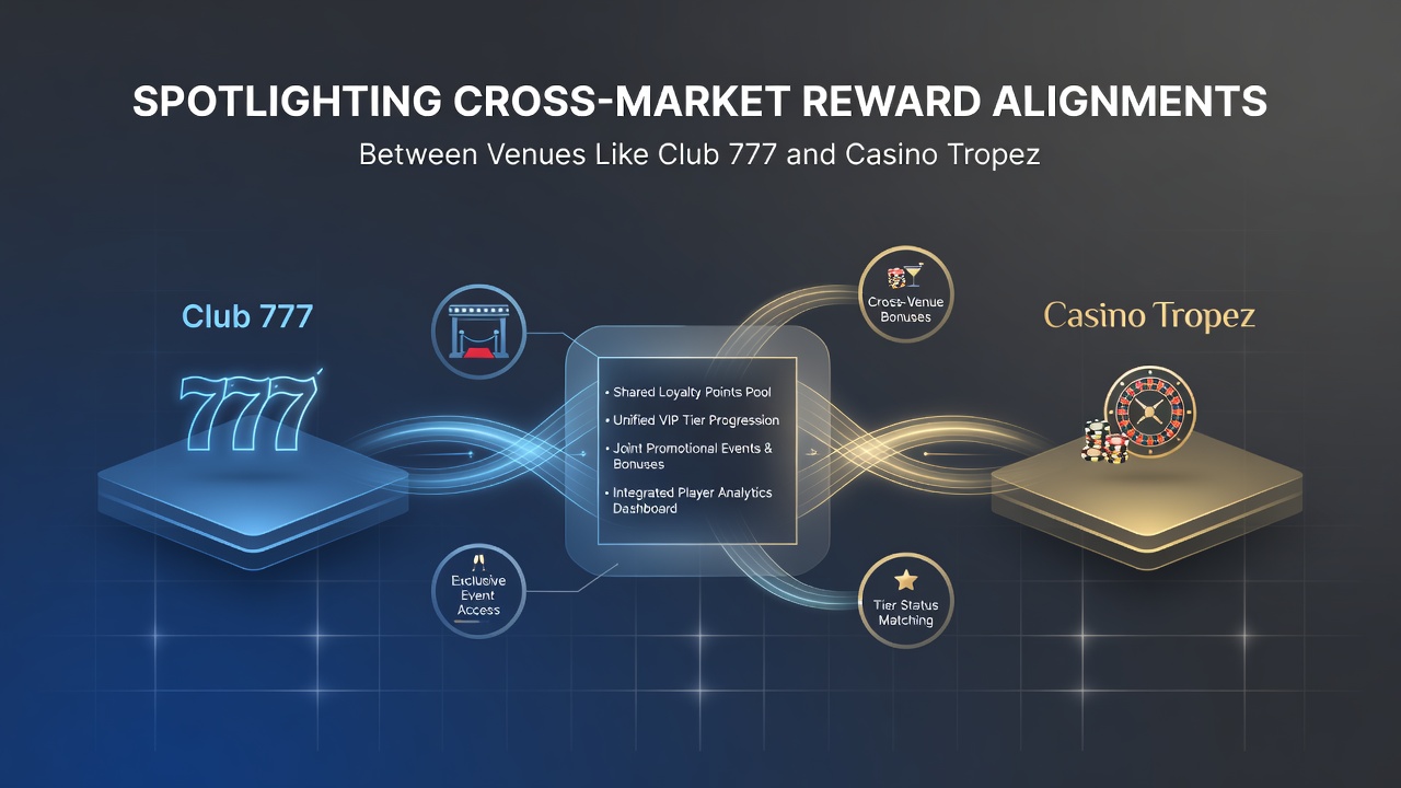 Grafiek die cross-market beloningsalignments illustreert tussen Club 777 en Casino Tropez